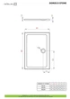 Душовий піддон Doros D Stone White 100x90 см, RADAWAY (SDRD1090-01-04S) - зображення 3