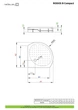 Душовий піддон Rodos B Compact 90x90 см, RADAWAY (4D99155-03) - изображение 2