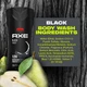 Гель-шампунь 3 в1 Axe Body Wash 12h Refreshing Scent Cleanser Black Frozen Pear & Cedarwood Shower Gel 400 ml - изображение 4