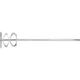 Миксер Vorel спиральный оцинкованный SDS plus (Ø=100 мм) l=500 мм (09097) - изображение 2