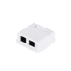 Розетка RJ45 ATCOM UTP кат.6 2-порта накладная Белый (60252) - изображение 1