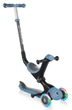 Самокат з сидінням Globber GO-UP Deluxe Lights Ash Blue від 1 до 9 років (646-200) - зображення 1