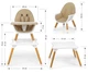 Стульчик для кормления 2 в 1 Milly Mally Malmo Beige (mm-3755) - изображение 4