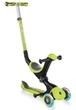Самокат с сиденьем 3 в 1 Globber GO-UP Deluxe Lights Lime Green от 1 до 9 лет (646-106) - изображение 1