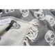 Рушник Lotus Home Pestemal - Skull 90*160 black чорний - зображення 5