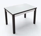 Стол обеденный раскладной Fusion furniture Марсель 1100 Венге/Стекло белое (10000109) - изображение 1