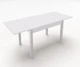 Стіл обідній розкладний Fusion furniture Марсель 1100 Білий (10000089) - зображення 2