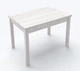 Стол обеденный раскладной Fusion furniture Марсель 1100 Белый/Аляска WL (10000085) - изображение 1