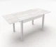 Стол обеденный раскладной Fusion furniture Марсель 1100 Белый/Аляска WL (10000085) - изображение 2