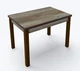 Стол обеденный раскладной Fusion furniture Марсель 900 Орех/Дракар (10000079) - изображение 1