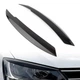 Реснички на передні фари VW Jetta MK6 2010-2018 C-Design (чорний глянець) - зображення 1