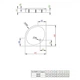 Душевой поддон Radaway Patmos A Compact 900x900 мм (4S99155-05) - изображение 3