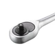 Рукоятка із храповим механізмом на 24 зуби 1/4”. CrV INTERTOOL HT-2104 - зображення 5