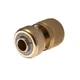 Конектор латунний з аквастопом 1/2" на шланг 1/2" STORM INTERTOOL GE-1219 - зображення 2