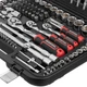 Набір інструментів 1/2" & 3/8" & 1/4", 171 од., Cr-V STORM INTERTOOL ET-8171 - зображення 6