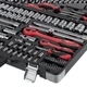 Професійний набір інструментів 1/4", 1/2", 101 од., Cr-V INTERTOOL ET-7101 - зображення 4