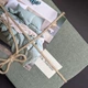Постельное белье семейное Vie Nouvelle Washed cotton вареный хлопок 155х210 W13F зелёный - изображение 2