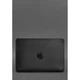 Кожаный чехол для ноутбука MacBook 14 из натуральной кожи Crazy Horse защитный для MacBook Pro 14, черный 58621 - изображение 3