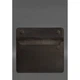 Кожаный чехол-конверт на магнитах для MacBook 14 дюйм, темно-коричневый, натуральная кожа Crazy Horse, ручная работа, 34,3×24,5 см 58666 - изображение 3