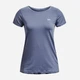 Спортивная футболка для бега женская Under Armour Ua Hg Armour Ss-Ppl 1328964-767 M Синяя (196039012579) - изображение 5