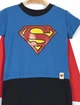 Песочник (комбинезон) Superman 62-68 см (3-6 мес) Cimpa SM14058 Сине-красный 8691109704917 - изображение 4