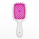 Расческа Janeke 1830 Superbrush The Original Italian Patent белая с розовым - изображение 1