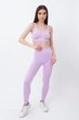 Бесшовные леггинсы женские из микрофибры Giulia LEGGINGS 02 S/M Violet-orchid bloom, Бесшовные леггинсы женские из микрофибры - изображение 2