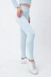 Безшовні легінси жіночі з мікрофібри Giulia LEGGINGS 02 L/XL Blue-spun sugar - изображение 2