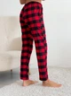 Жіночі штани COSY в клітинку червоно/чорні, розмір 2XL (P-F22P/XL) - зображення 2
