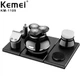 Електробритва триммер Kemei KM-1109, акумуляторна бритва для вологого та сухого гоління з плаваючими головками - зображення 4