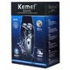Електробритва Kemei Km-1524, акумуляторна бритва для вологого та сухого гоління з плаваючими головками - зображення 12