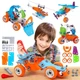Конструктор&nbsp;болтовой детский&nbsp;Build&Play 5 в 1Самолет 132 эл. (RK206) - изображение 10