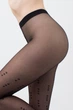 Жіночі колготки з геометричним візерунком Giulia NOIR 20 (2) 3 Black-nero, капронові колготки Джулія - зображення 6