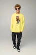 Світшот чоловічий OVERSIZE /no flis/ S Жовтий (BSMSY30034) - изображение 2