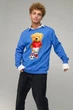 Світшот чоловічий OVERSIZE /no flis/ L Блакитний (BSMRB30025) - изображение 1