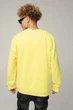 Світшот чоловічий OVERSIZE /no flis/ M Жовтий (BSMSY30016) - изображение 4