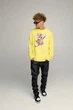 Світшот чоловічий OVERSIZE /no flis/ M Жовтий (BSMSY30046) - изображение 2