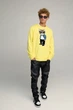 Світшот чоловічий OVERSIZE /no flis/ M Жовтий (BSMSY30025) - изображение 2