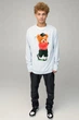 Світшот чоловічий OVERSIZE /no flis/ S Світло блакитний (BSMPS30031) - изображение 2