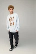 Світшот чоловічий OVERSIZE /no flis/ M Світло блакитний (BSMPS30058) - изображение 2