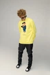 Світшот чоловічий OVERSIZE /no flis/ L Жовтий (BSMSY30033) - изображение 2
