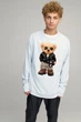 Світшот чоловічий OVERSIZE /no flis/ S Світло блакитний (BSMPS30050) - зображення 1