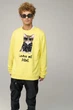 Світшот чоловічий OVERSIZE /no flis/ M Жовтий (BSMSY30023) - изображение 1