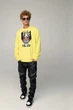 Світшот чоловічий OVERSIZE /no flis/ S Жовтий (BSMSY30035) - зображення 2