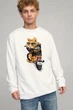Світшот чоловічий OVERSIZE /no flis/ M Білий (BSMW30020) - изображение 1