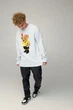 Світшот чоловічий OVERSIZE /no flis/ M Світло блакитний (BSMPS30039) - изображение 2