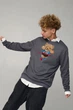 Світшот чоловічий OVERSIZE /no flis/ L Темно-сірий (BSMA30027) - изображение 1