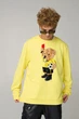Світшот чоловічий OVERSIZE /no flis/ S Жовтий (BSMSY30039) - изображение 1