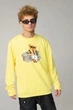 Світшот чоловічий OVERSIZE /no flis/ S Жовтий (BSMSY30040) - изображение 1