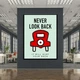 Картина Холстович Never look back 50x65 см. Мотивацiйна картина для офісу, вітальні, спальні, інтер'єру - зображення 3